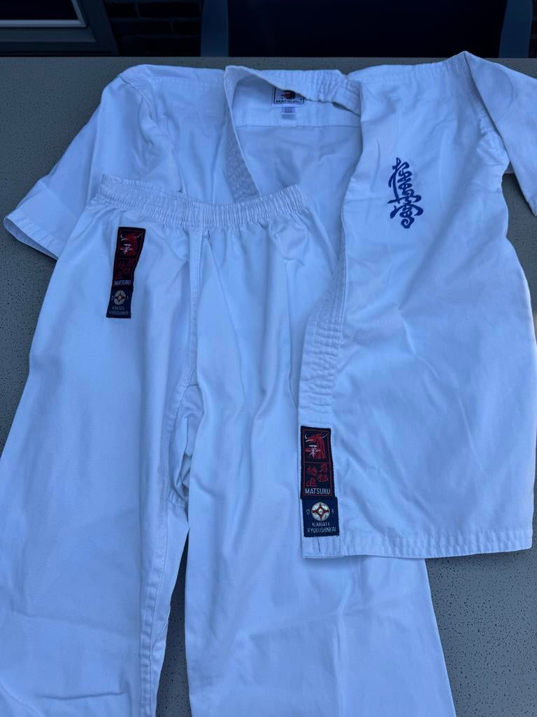 Karate pak Matsuru maat 3 (160cm), Ophalen of Verzenden, Gebruikt, Karate, Vechtsportpak