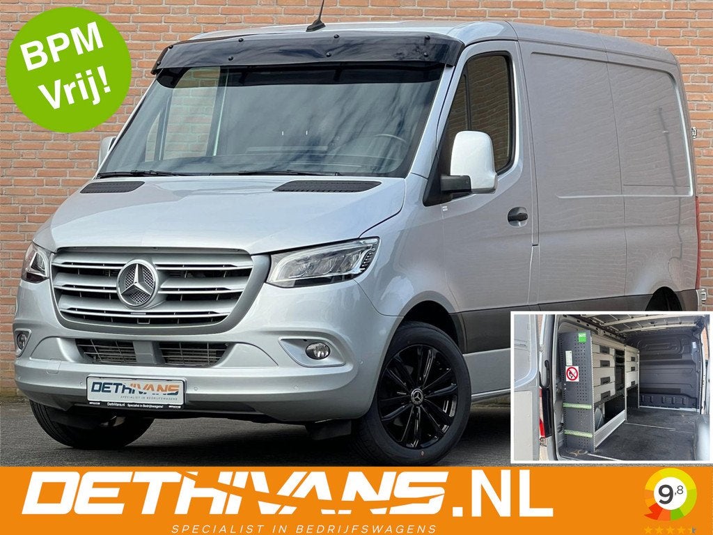 Mercedes-Benz Sprinter 314CDI 143PK 9G-Tronic / M-Bux / Dist, Stof, Gebruikt, Mercedes-Benz, Bedrijf
