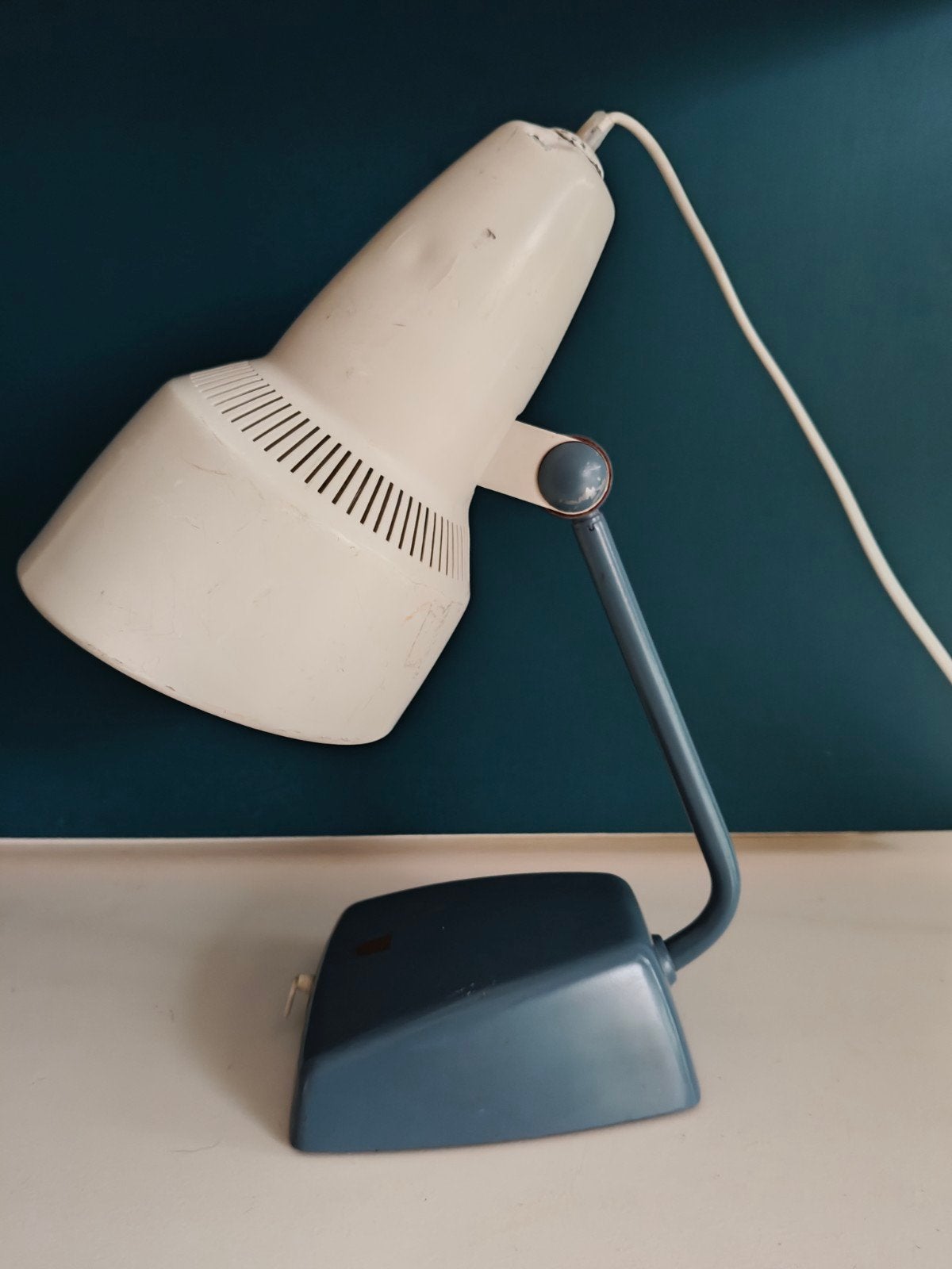 Vintage Philips wandlamp bureaulamp KL2850, Ophalen of Verzenden, Gebruikt, Metaal