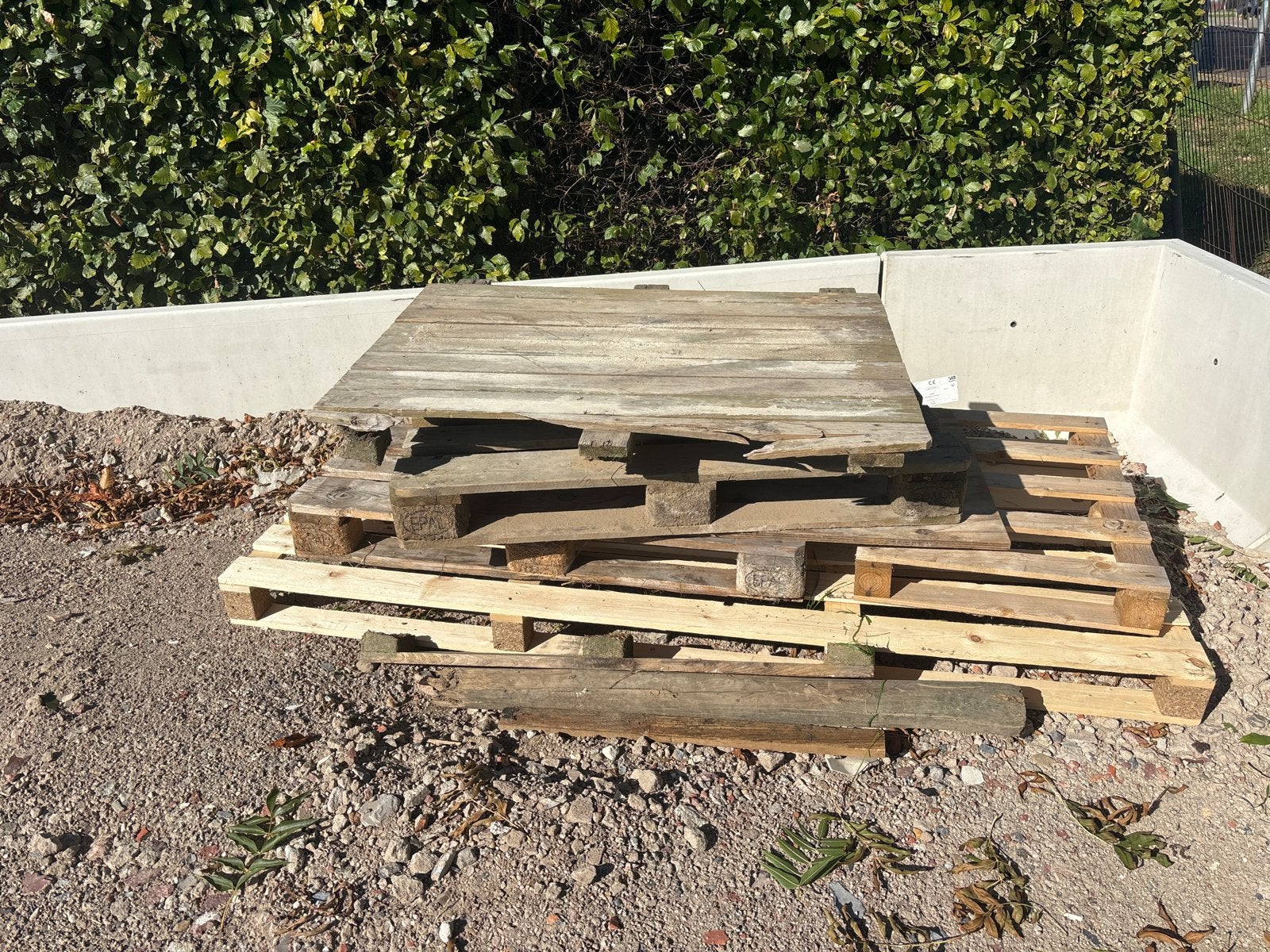 Pallets als brandhout, Minder dan 3 m³, Ophalen, Overige houtsoorten, Blokken