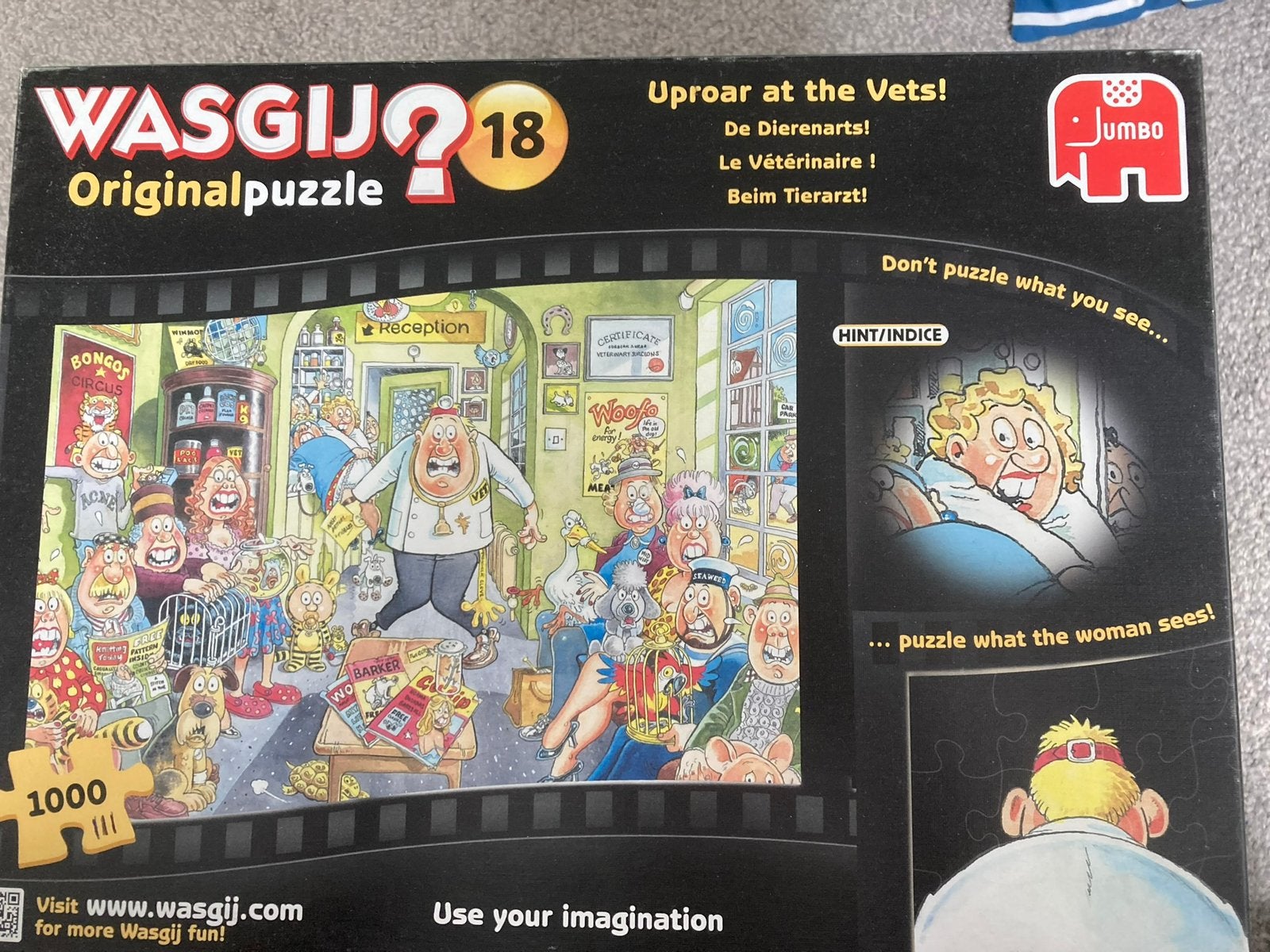 Wasgij puzzels, Ophalen, 500 t/m 1500 stukjes, Zo goed als nieuw