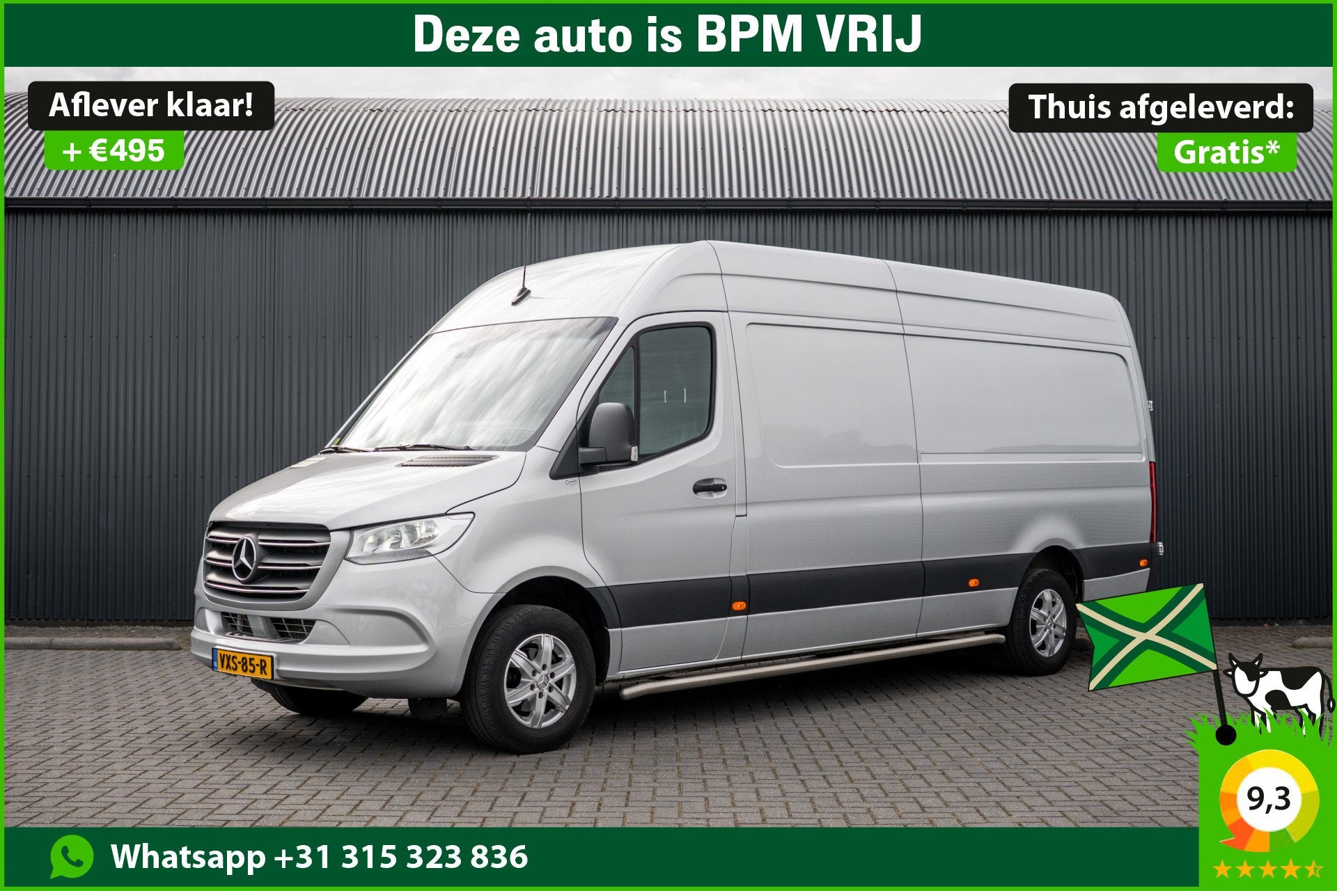 Mercedes-Benz Sprinter 315 CDI RWD L3H2 | ZGAN | Automaat |, Auto's, Bestelauto's, Automaat, Achterwielaandrijving, Gebruikt, 4 cilinders
