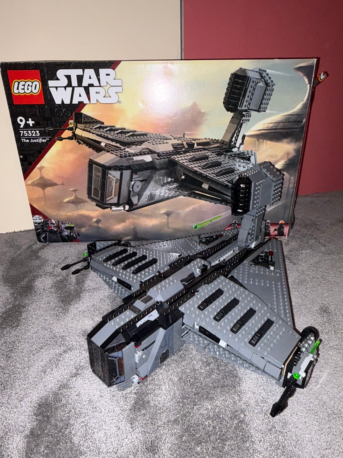 Lego Star Wars - The Justifier (ex. minifigs), Kinderen en Baby's, Speelgoed | Duplo en Lego, Ophalen of Verzenden, Zo goed als nieuw