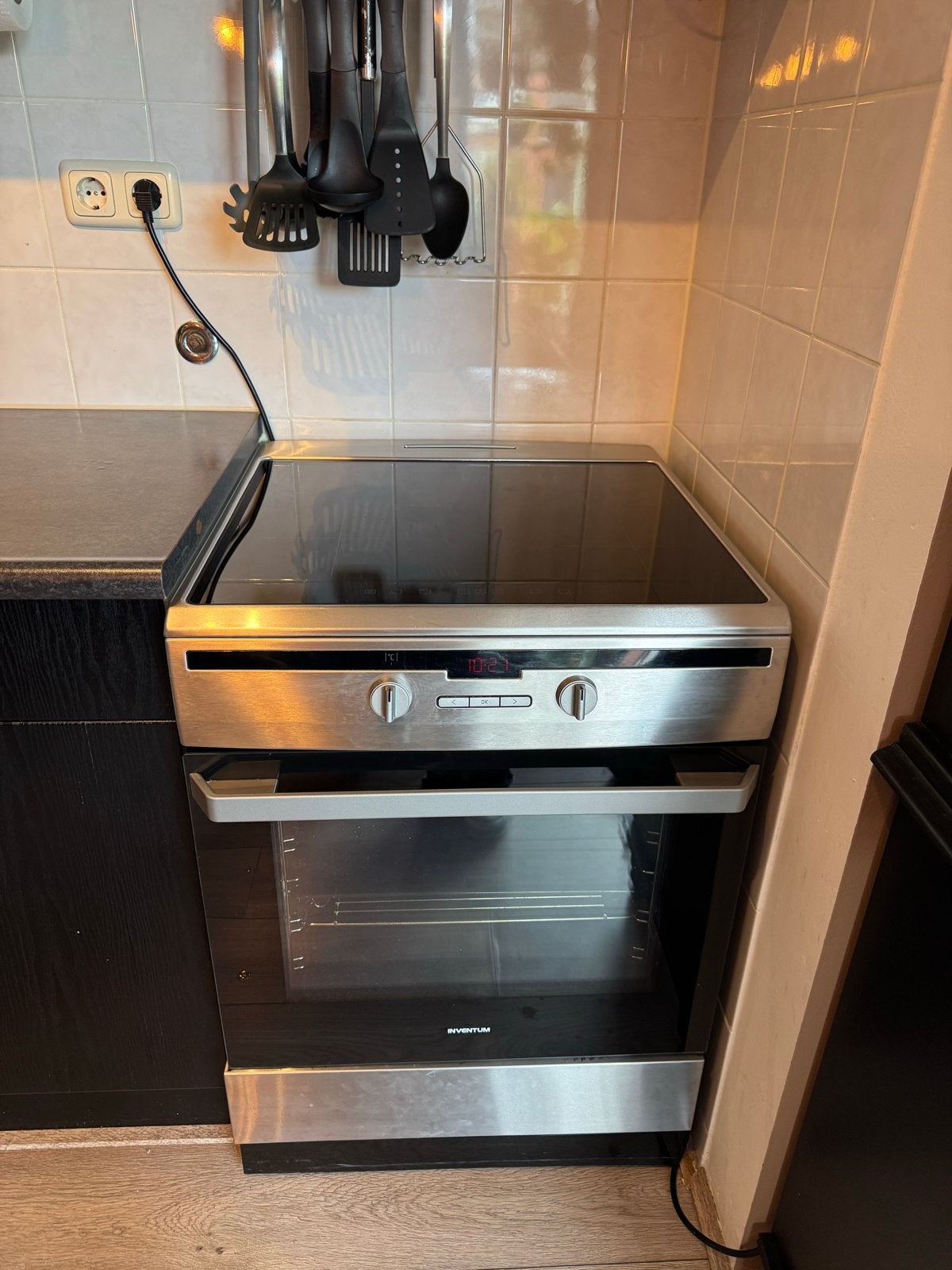 Inventum Vrijstaand Inductie Fornuis met Oven, Witgoed en Apparatuur, Fornuizen, Ophalen, Gebruikt, Hete lucht, 60 cm of meer