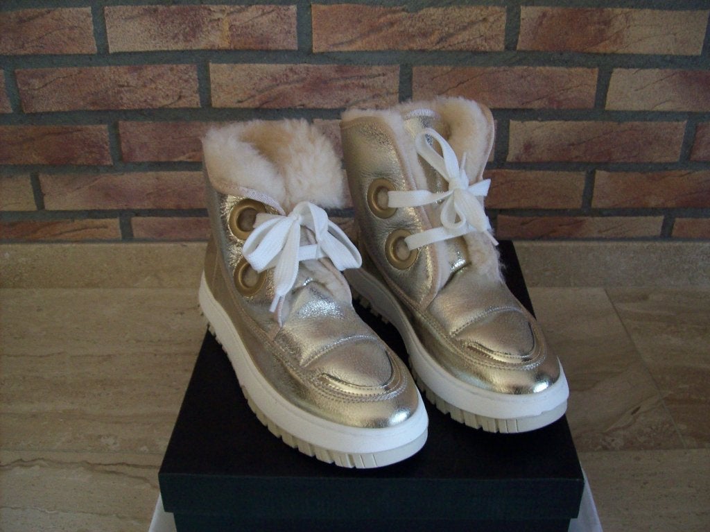 Nieuwe Babouche Tara Boot Gold maat 41, Beige, Lage of Enkellaarzen, Nieuw, Ophalen of Verzenden