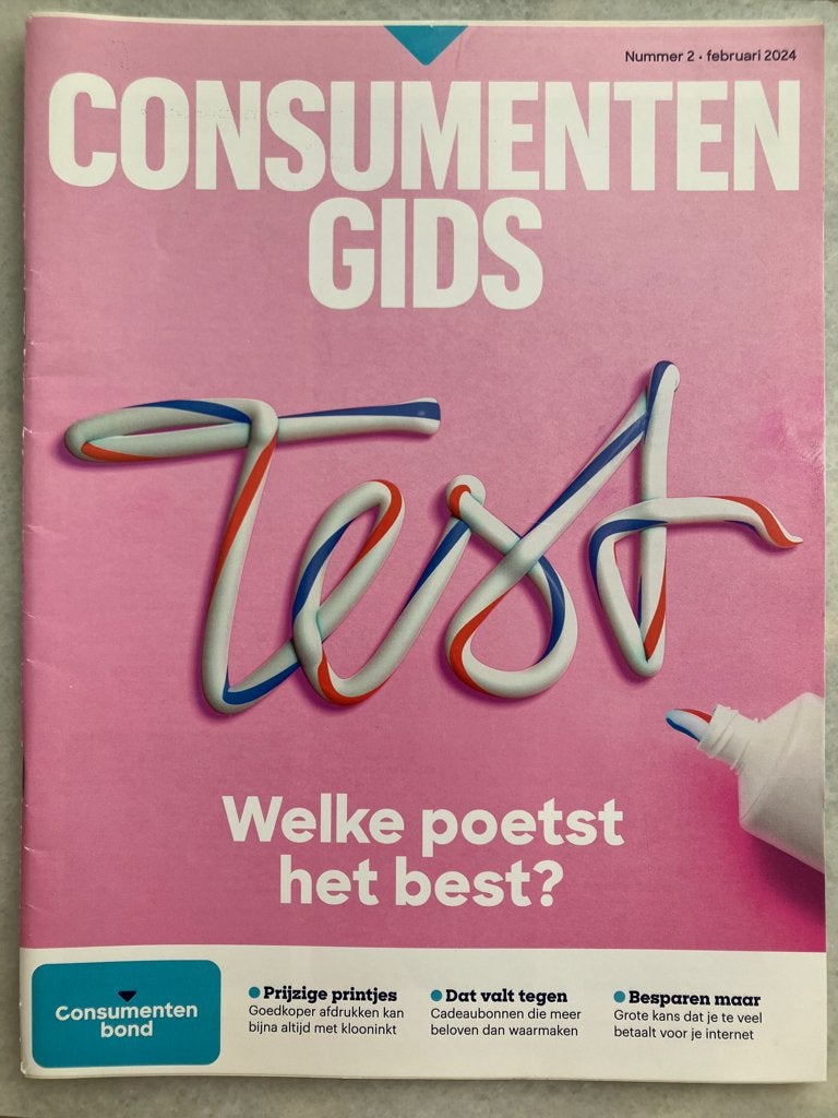 Consumentengids Nummer 2 - Februari 2024, Ophalen of Verzenden, Gelezen, Overige typen