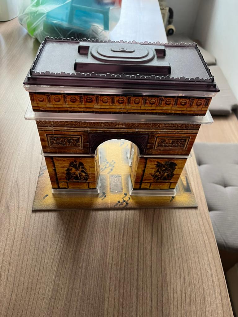 3d puzzel arc de triomphe, Ophalen