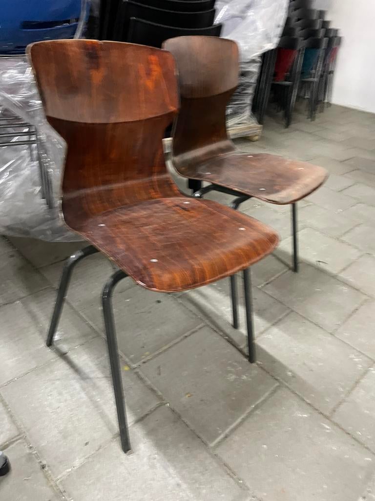 2x vintage pagholz schoolstoel, Ophalen, X, X, X