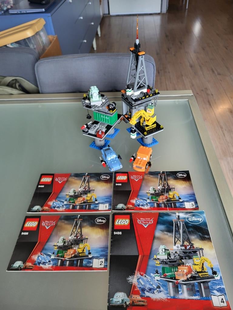 Lego Cars 9486 The Oil Rig Escape, compleet., Compleet, Gebruikt, Overige thema's, Lego