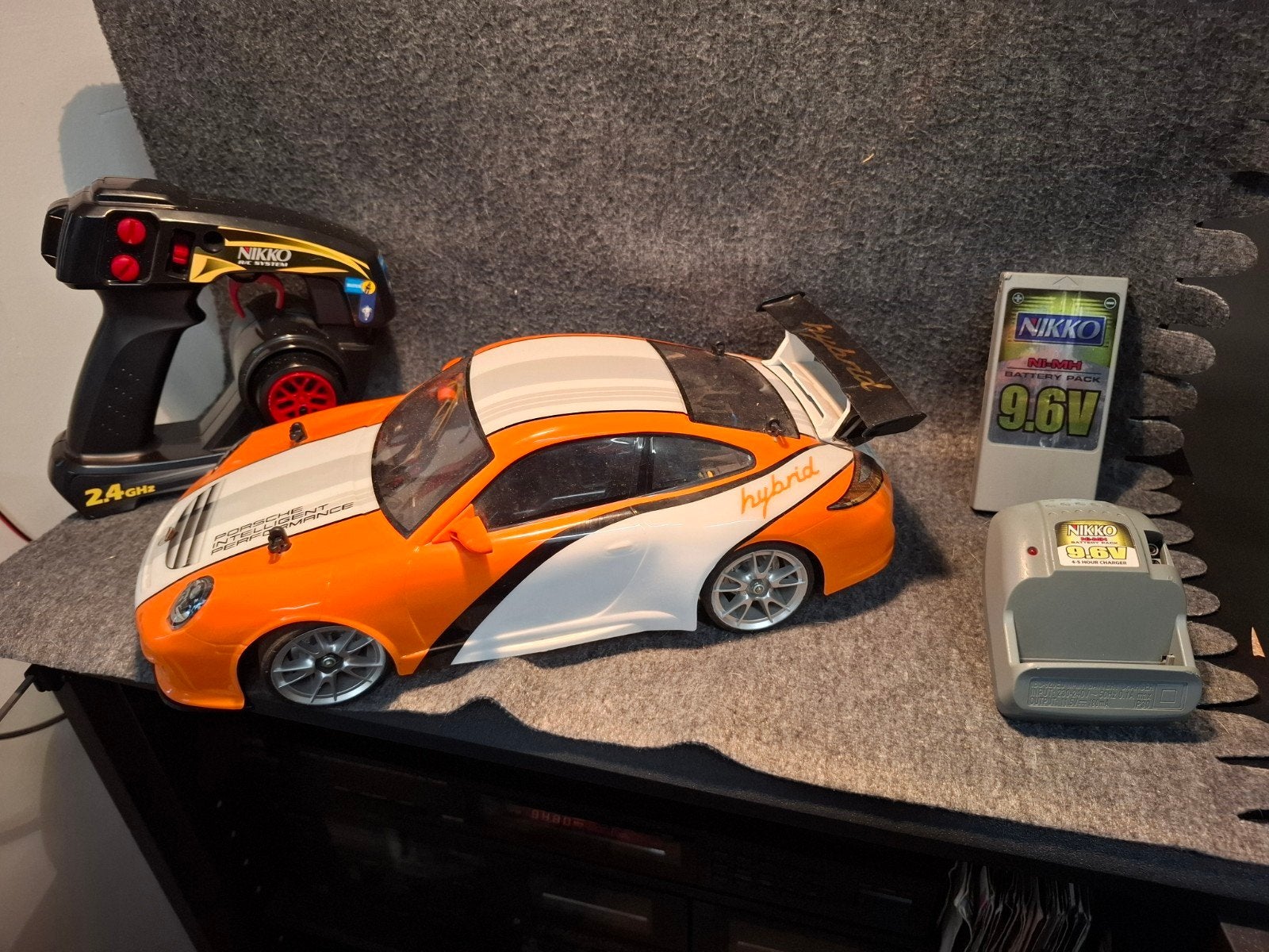 NIKKO  RC PORSCHE  GT3R, Elektro, Schaal 1:14, Ophalen of Verzenden, Zo goed als nieuw