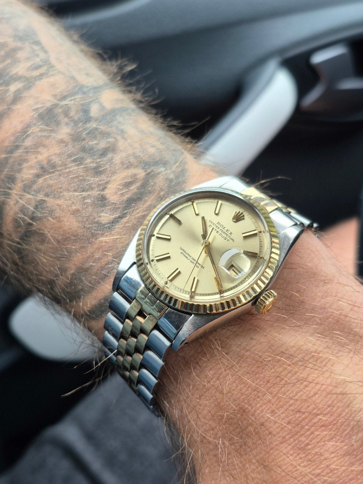 Rolex Datejust 1601 | full set | 1975, Staal, Rolex, Ophalen of Verzenden, Zo goed als nieuw