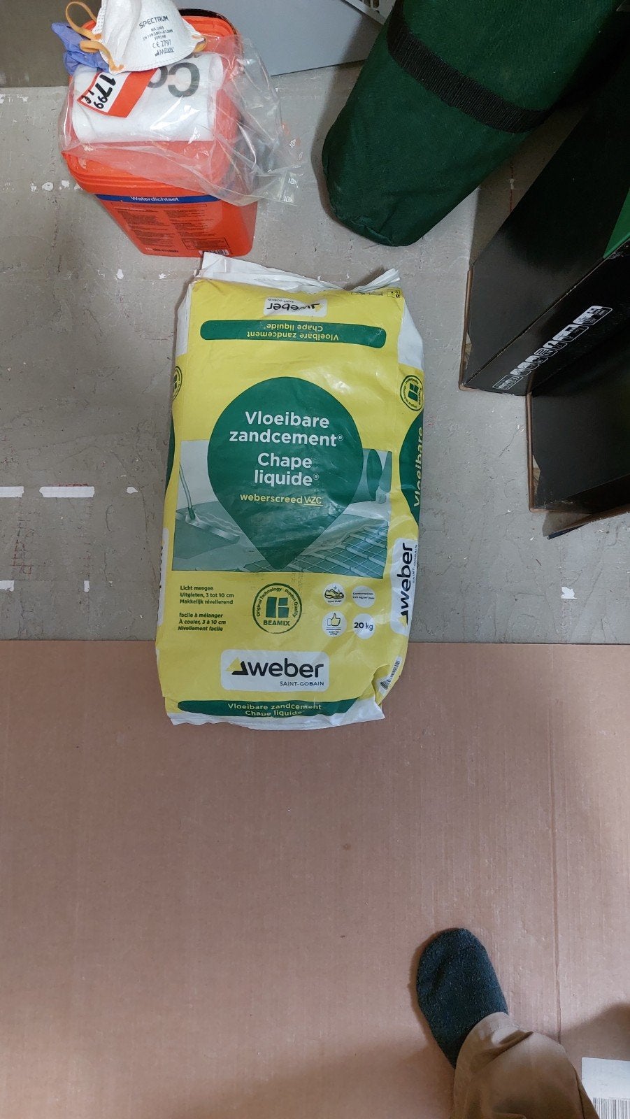 Vloeibaar zandcement Weber, Ophalen of Verzenden, Nieuw