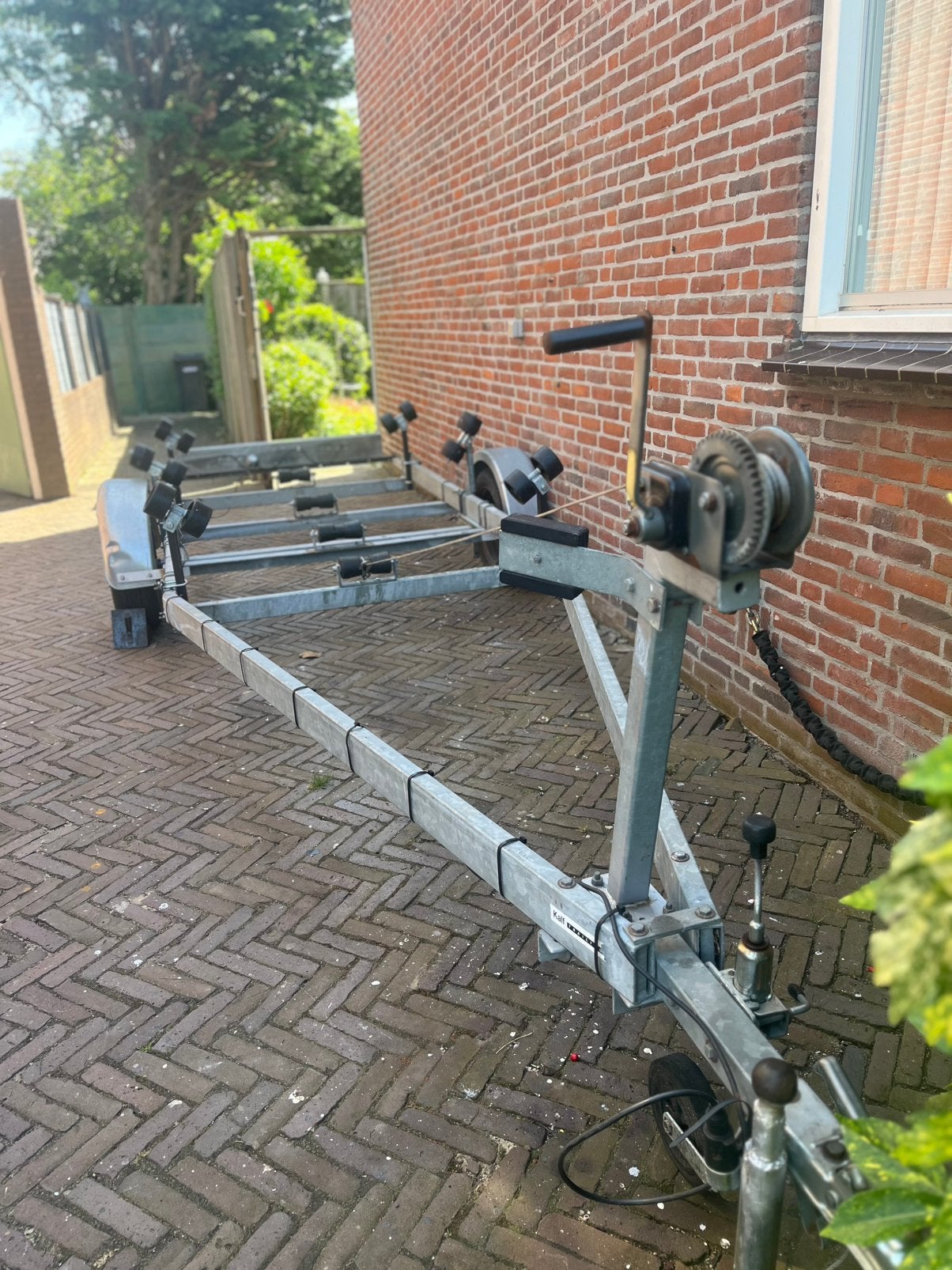Boot trailer.  Kalf  boot 6 mtr.  1150 €, Minder dan 1500 kg, 6 tot 9 meter, Overige typen, Zo goed als nieuw