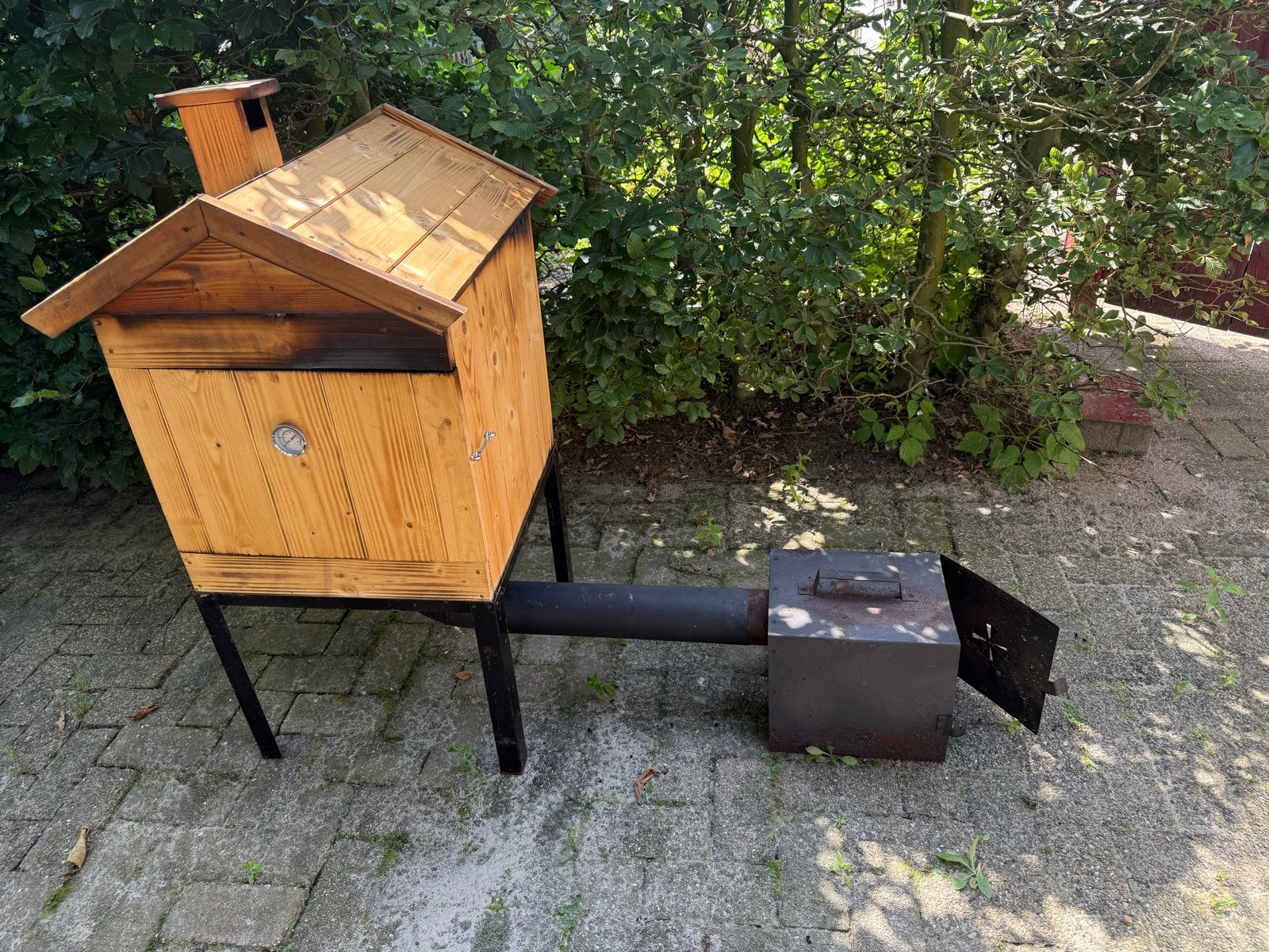Handgemaakte Rookkast / Rookoven - Hobbykok, Ophalen of Verzenden, Gebruikt, Houtskool, Vrijstaand