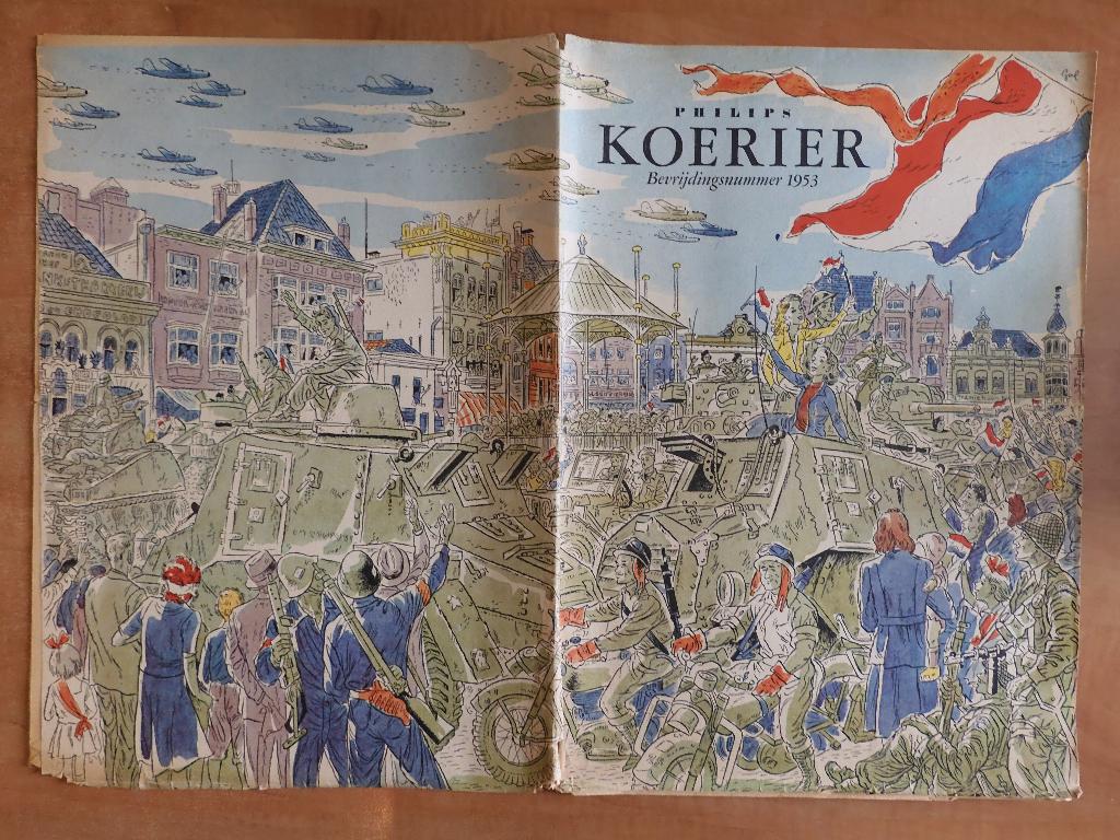 div. Philips Koerier Eindhoven bedrijfsmagazine (1953-1994), Verzamelen, Tijdschriften, Kranten en Knipsels, Ophalen of Verzenden