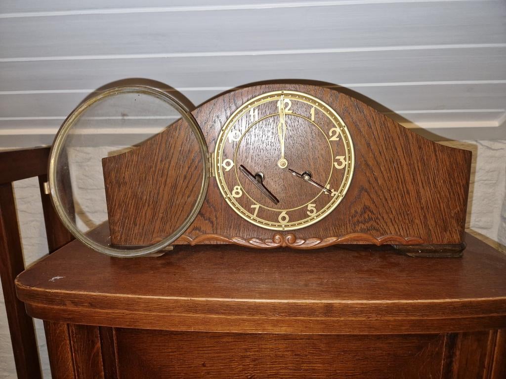 Pendule tafelklok ( kienzle?), Antiek en Kunst, Ophalen
