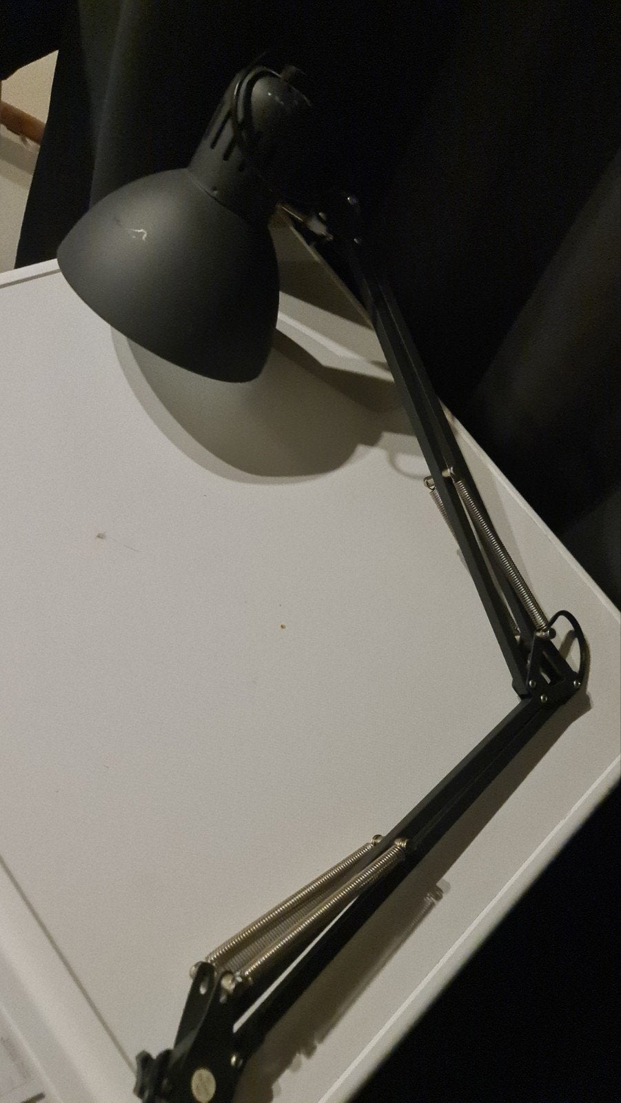 IKEA bureaulamp - zwart, verstelbaar, Ophalen of Verzenden