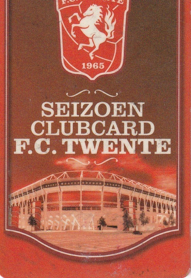 FC Twente gebruikte seizoenkaart, Verzamelen, Ophalen of Verzenden, Gebruikt, F.C. Twente, Overige typen
