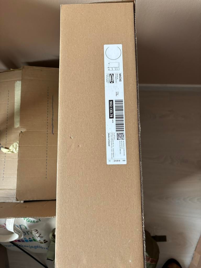 Twee Micke ladeblokken op wielen, nieuw in doos, Huis en Inrichting, Kasten | Ladekasten, Ophalen, Minder dan 50 cm, Nieuw, 3 of 4 laden