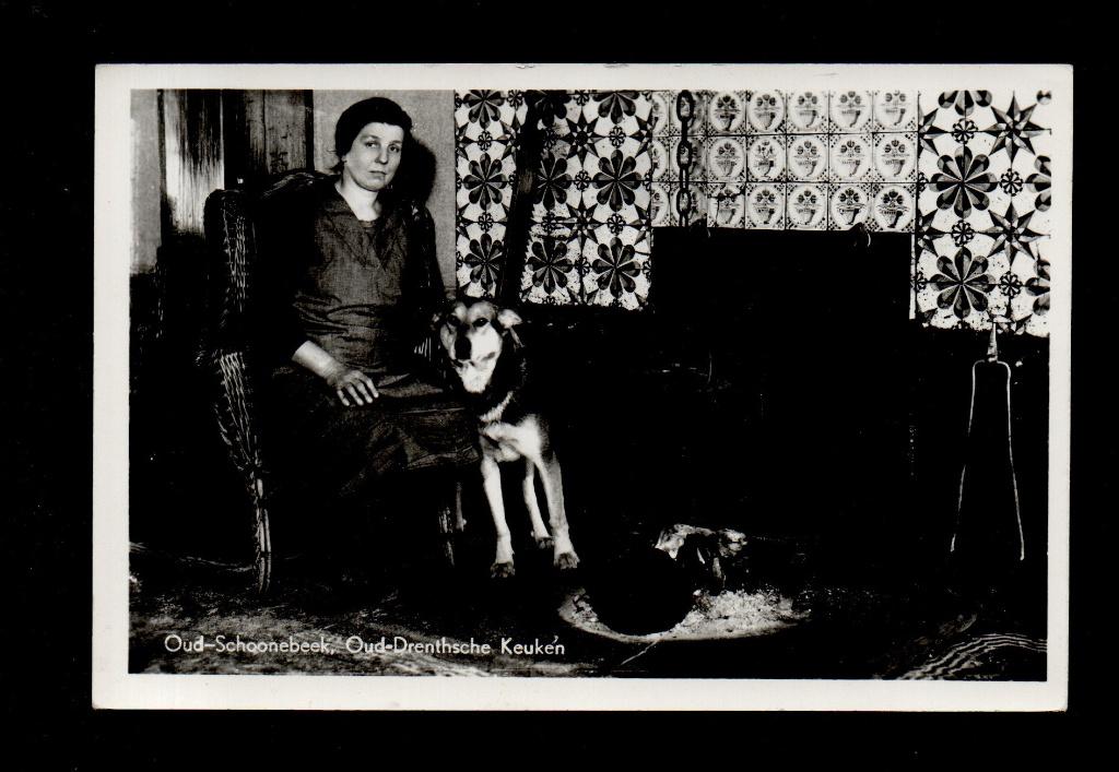 Oud- Schoonebeek. Oud Drentsche Keuken., Verzenden, 1940 tot 1960, Ongelopen, Drenthe