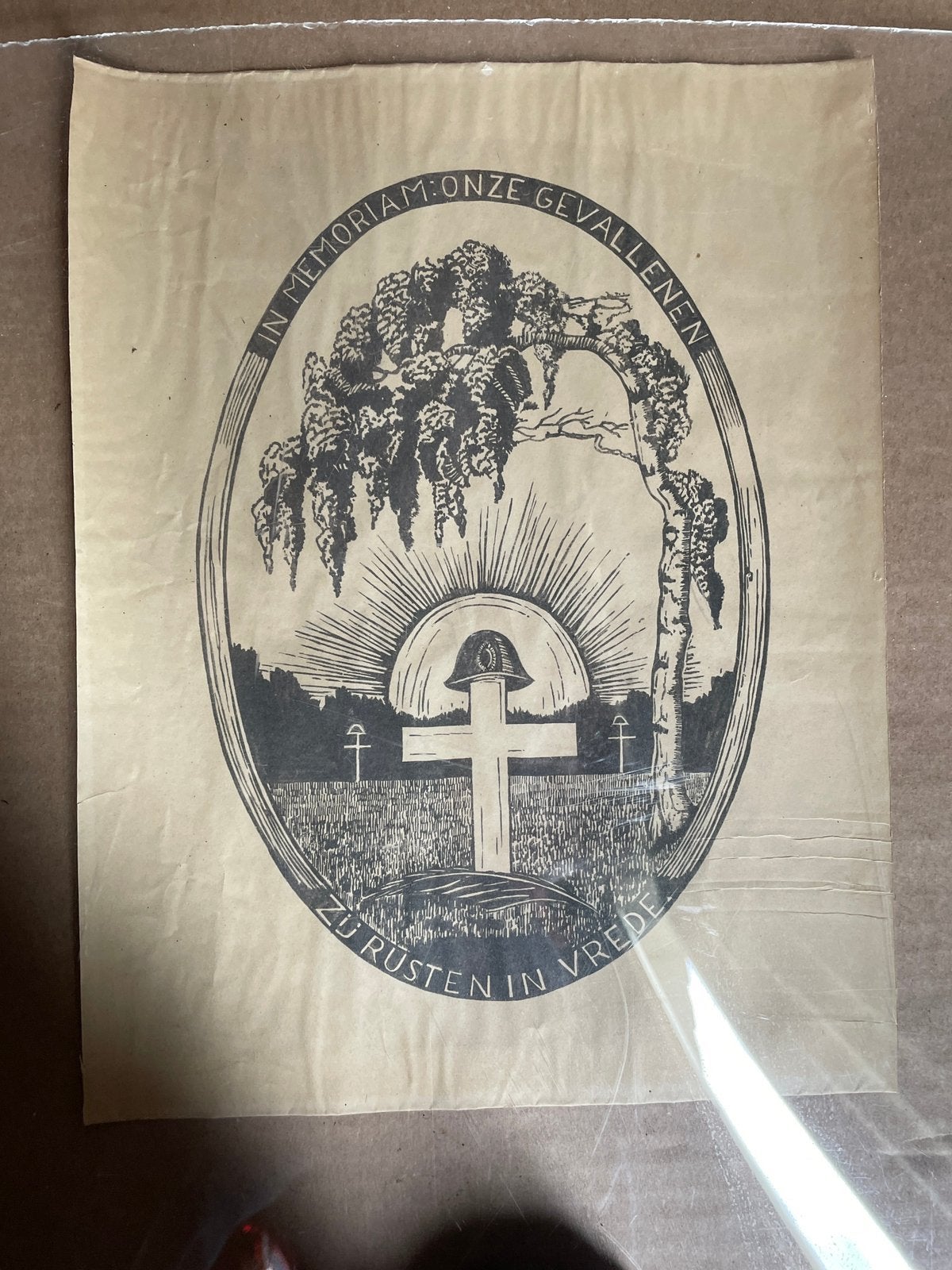 AFFICHE UIT NEDERLANDS INDIE, Ophalen, Luchtmacht, Nederland, Foto of Poster