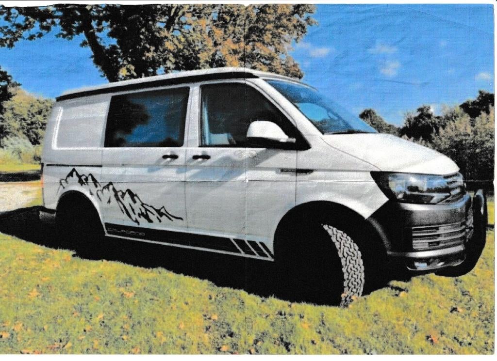Stoere Outdoor VW T6 Camperbus, Caravans en Kamperen, Campers, Particulier, tot en met 4, Buscamper of Camperbus, Volkswagen, Overige merken