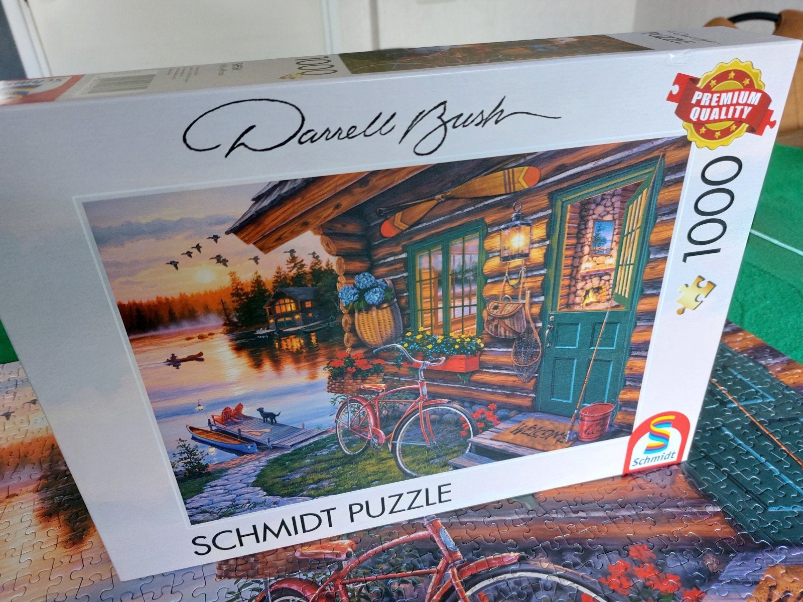 Schmidt Legpuzzel 1000 stukjes - Darrell Bush, Ophalen of Verzenden, 500 t/m 1500 stukjes, Zo goed als nieuw, Legpuzzel