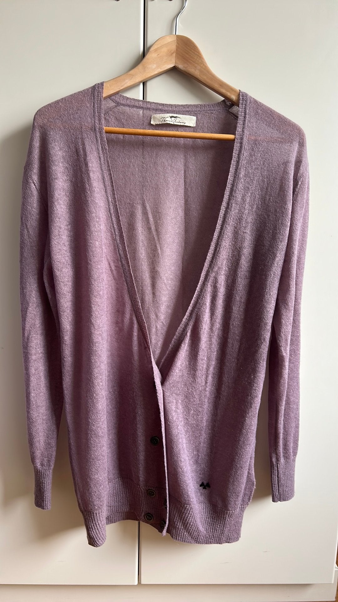 Thomas Burberry vest mauve kleur L, Ophalen of Verzenden, Zo goed als nieuw, Maat 42/44 (L)