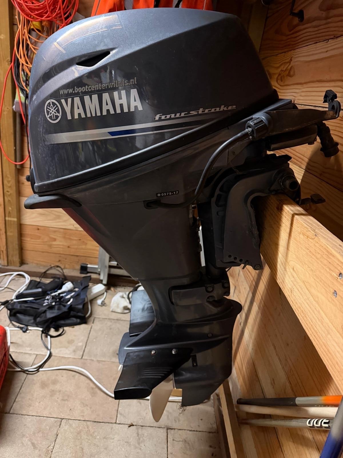 Yamaha 15 PK Four Stroke Buitenboordmotor met afstandsbedie, Ophalen, 10 tot 30 pk, Gebruikt, Met afstandsbediening