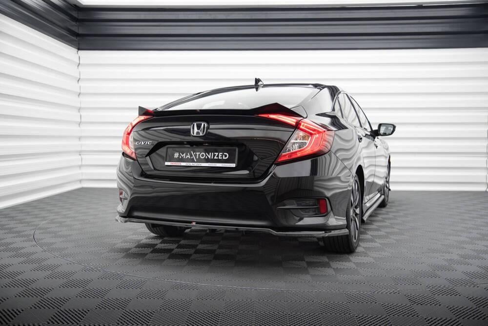 Voorlip spoiler sideskirt diffuser - Honda Civic 17-22, Ophalen of Verzenden