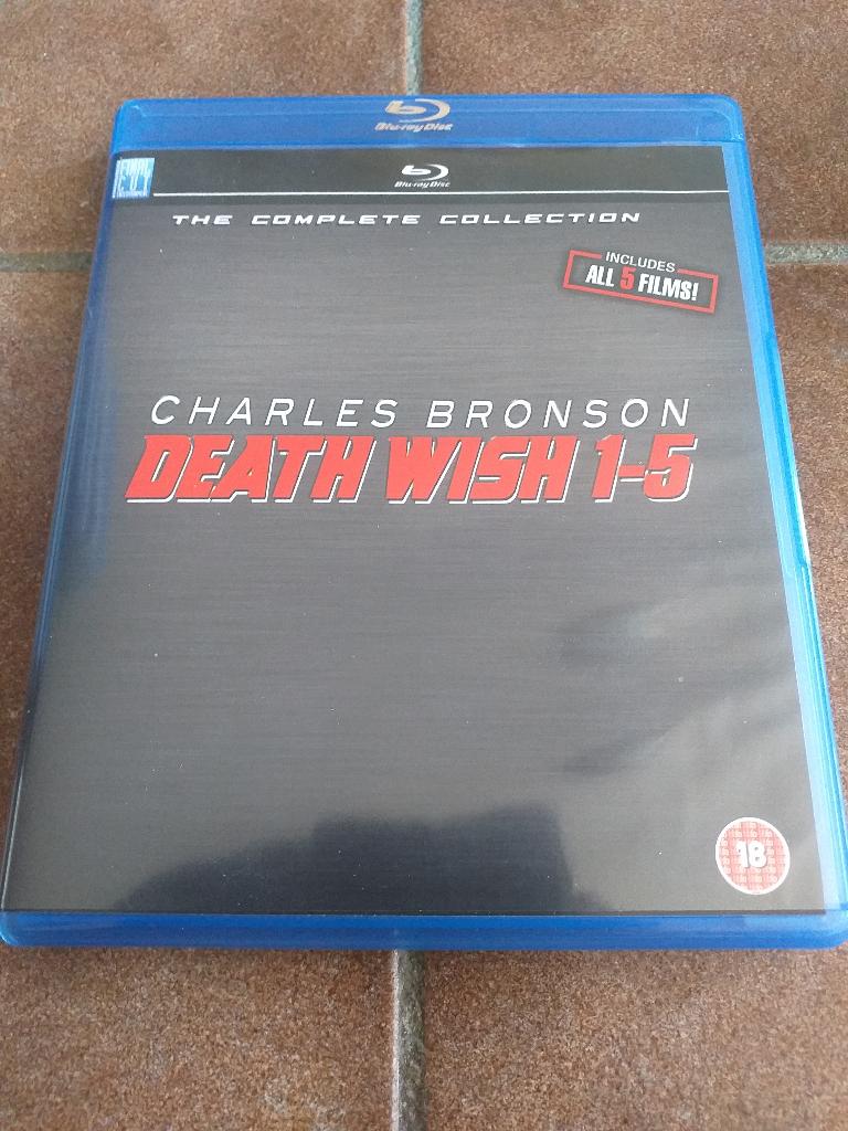 Death Wish 1 t/m 5 Boxset Bluray, Ophalen of Verzenden, Zo goed als nieuw, Actie, Boxset