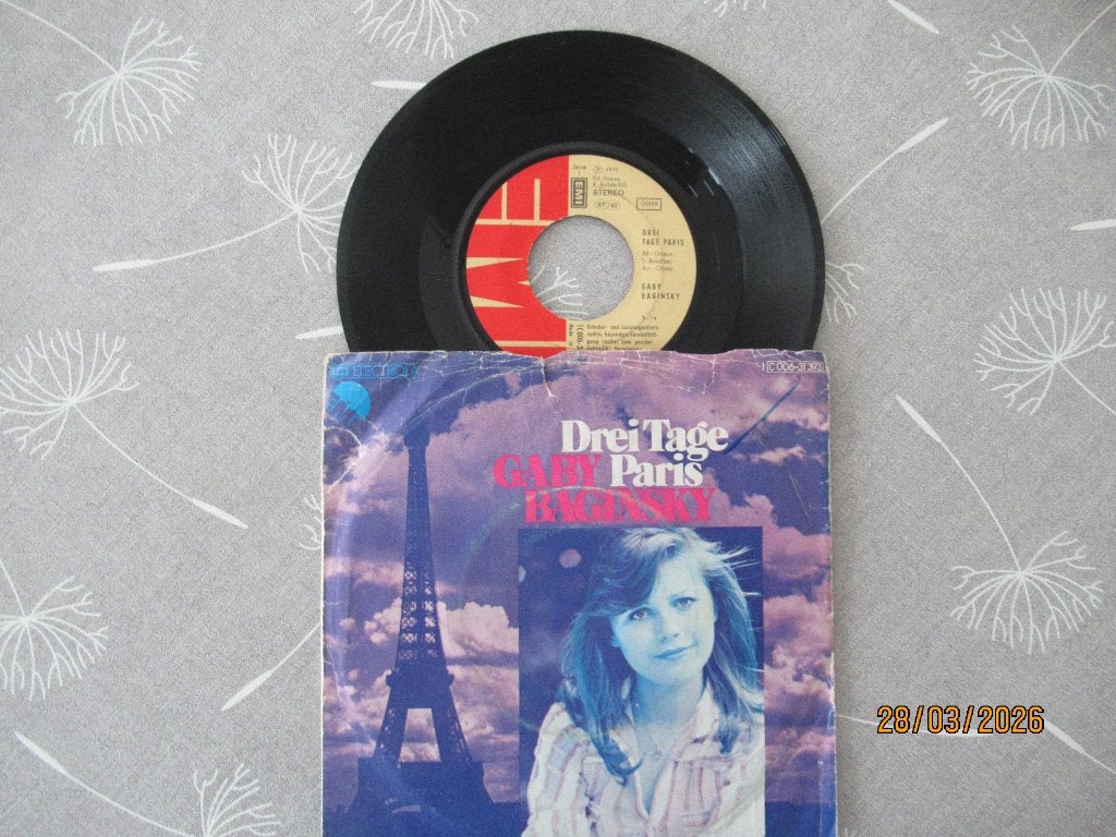 Gaby Baginsky    Drei tage Paris, Originele persing, Ophalen of Verzenden, Gebruikt, Nederlandstalig