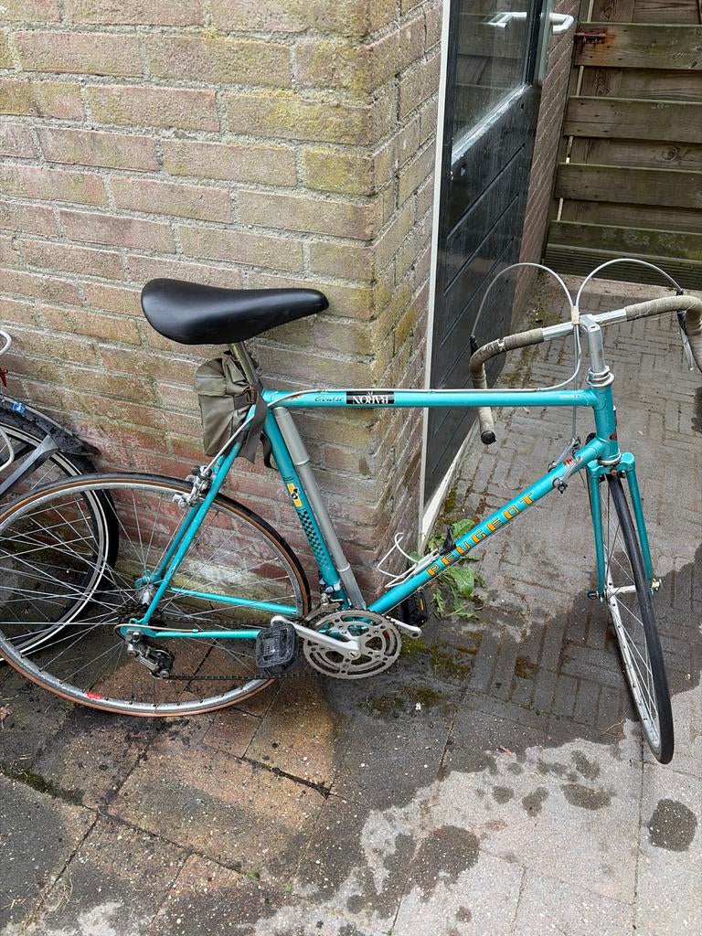 Vintage Peugeot racefiets - Opknapper, Fietsen en Brommers, Gebruikt, Staal, Heren, 53 tot 57 cm