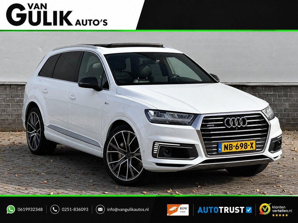 Audi Q7 3.0 TDI e-tron quattro Sport | Panorama | ACC | Luch, Auto's, Automaat, Gebruikt, 259 pk, 2420 kg