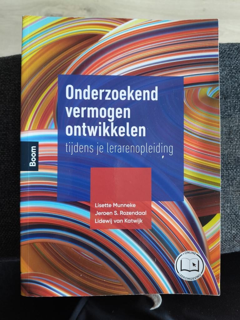 Onderzoekend vermogen ontwikkelen - lerarenopleiding, Boeken, Ophalen, Lisette Munneke, Jeroen S. Rozendaal, Lidewij van Katwijk