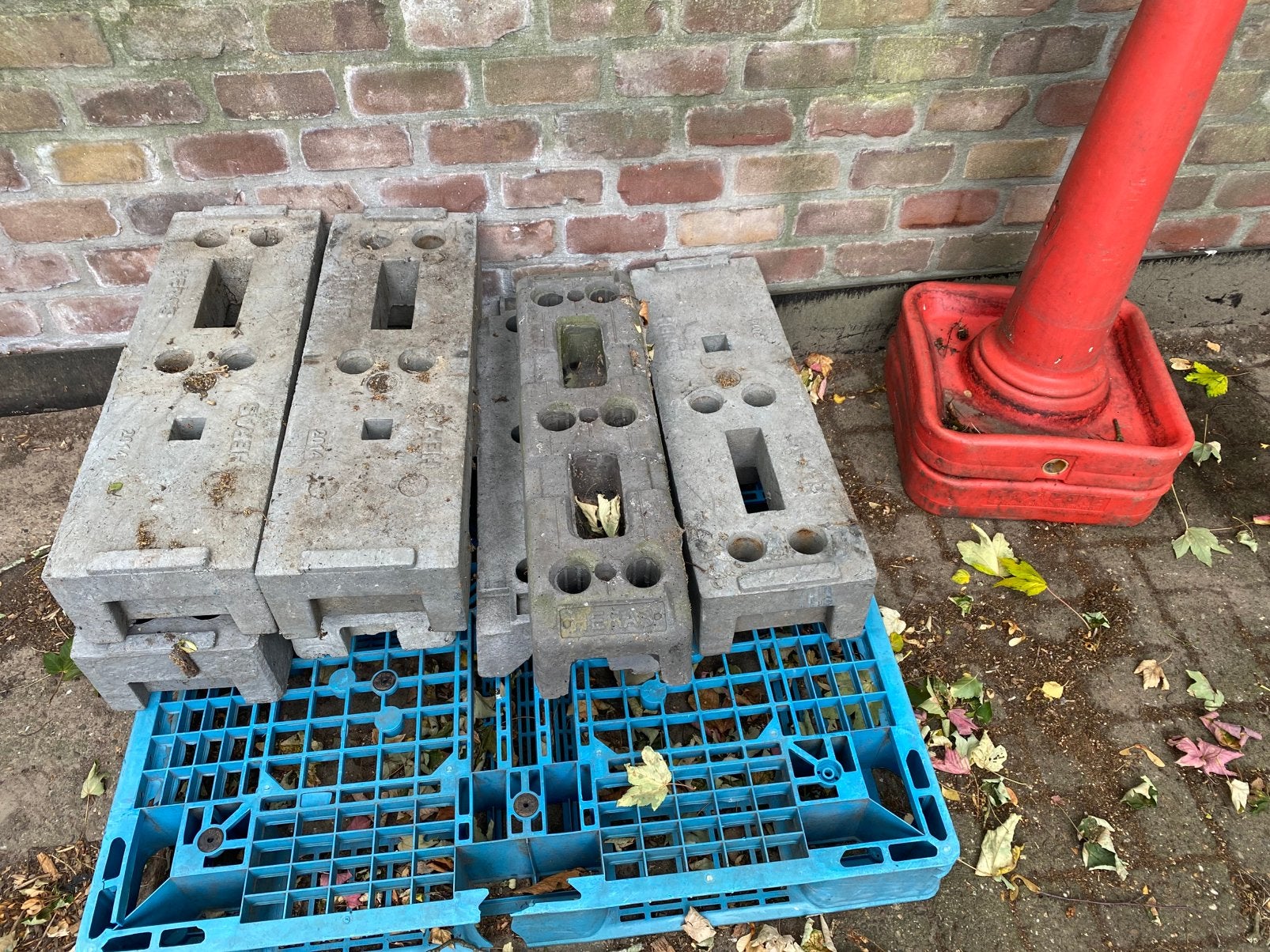 Hekwerkblokken, Ophalen of Verzenden, Zo goed als nieuw, Overige typen, Minder dan 2 meter