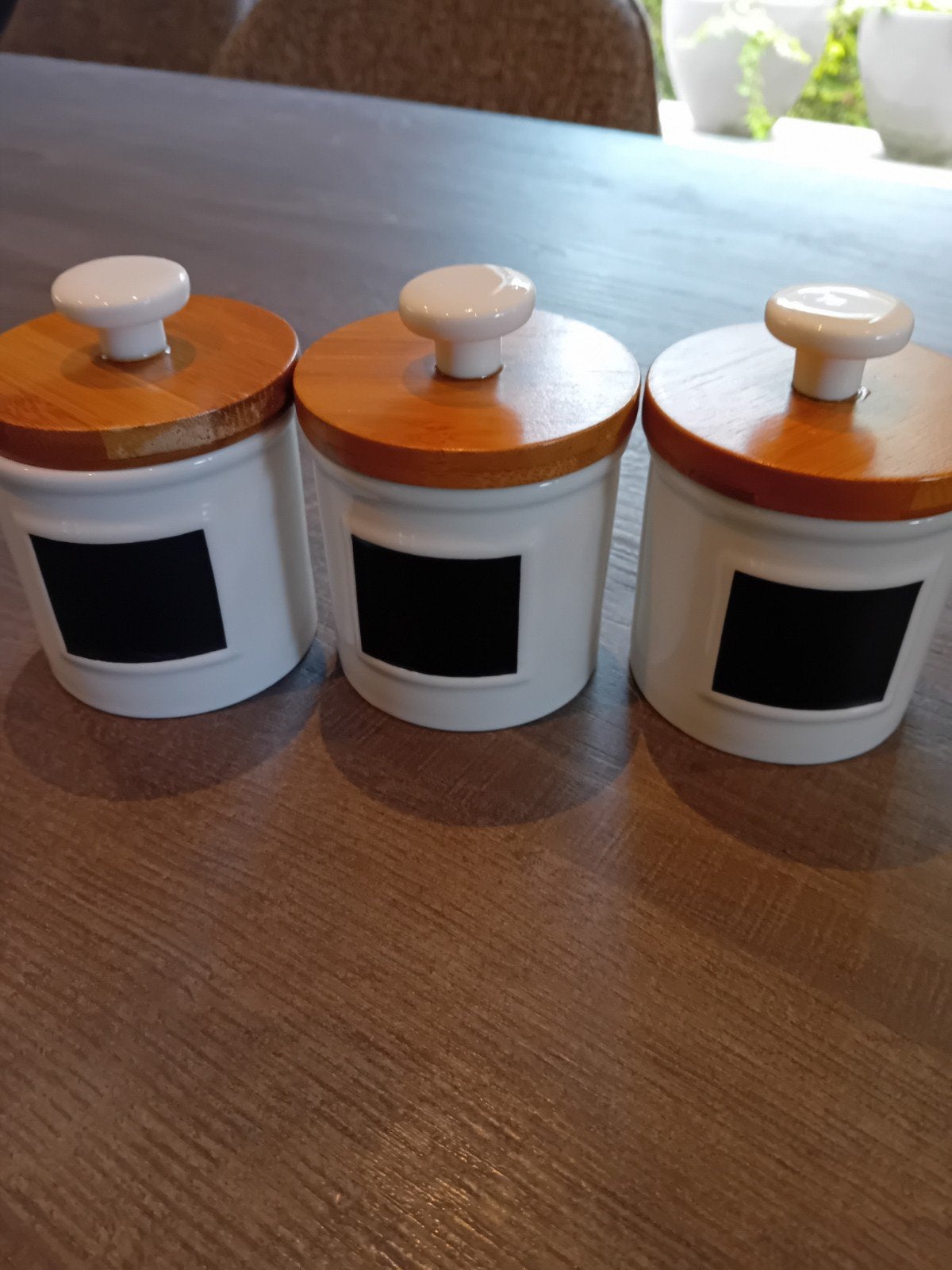 Riviera Maison Voorraadpotten - Set van 3, Ophalen, Zo goed als nieuw, Voorraadpot, Steen/keramiek