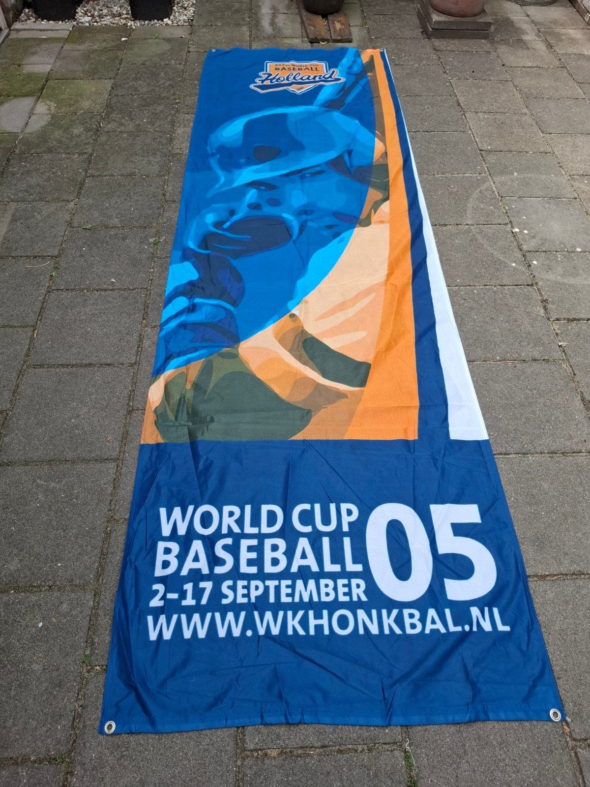 Vlag van WK Basebal in Nederland 2005, Ophalen of Verzenden