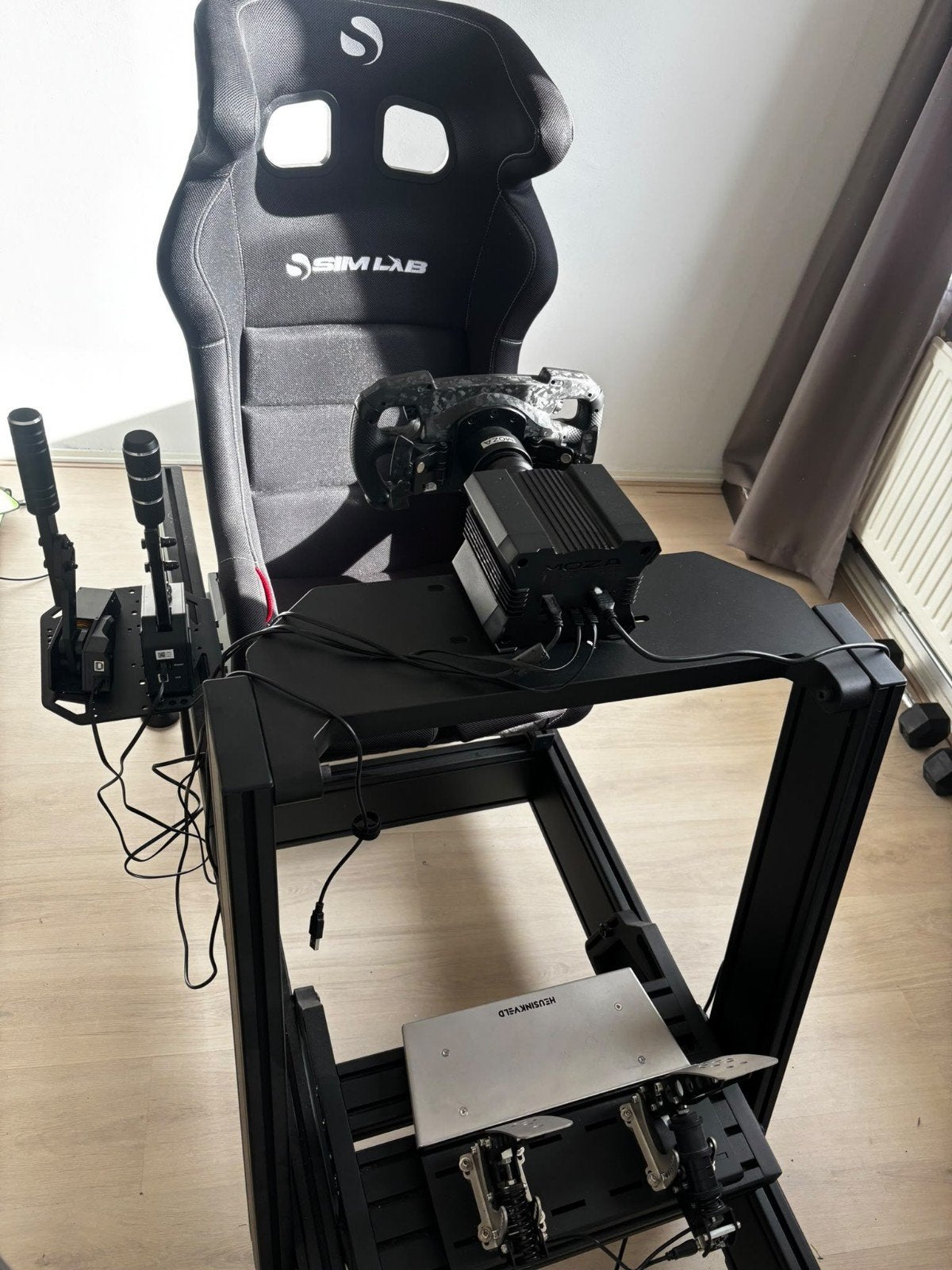 Complete Sim Racing Setup - Moza, Heusinkveld, SimLab, Spelcomputers en Games, Ophalen, Zo goed als nieuw, Racen en Vliegen