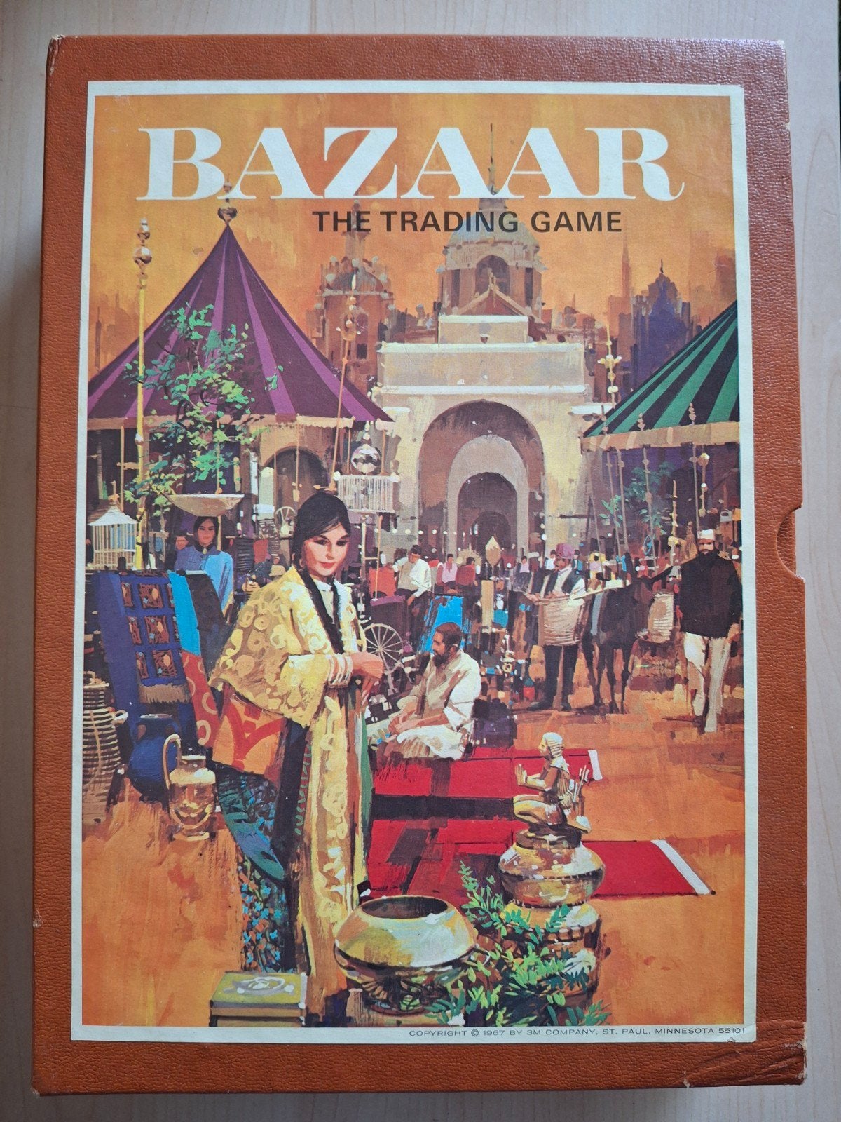 Bazaar The Trading Game - Vintage Bordspel 3M, Drie of vier spelers, Ophalen of Verzenden, Gebruikt, 3M