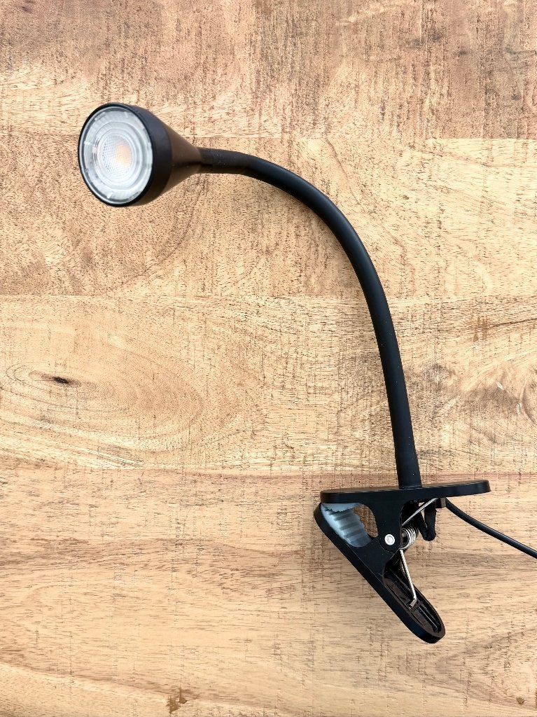 IKEA NÄVLINGE klemspot lamp, Ophalen, Scandinavisch, Inclusief lichtbron, Nieuw