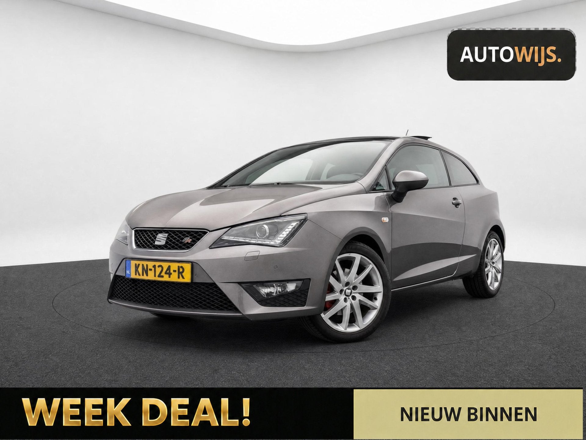 Seat Ibiza SC 1.0 EcoTSI FR Connect|PANO|AUT|LED|NL AUTO|TRE, Dealer onderhouden, Origineel Nederlands, Bedrijf, 570 kg