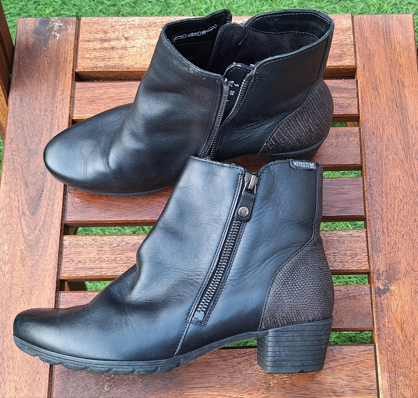 Mephisto zwarte leren enkellaarzen - Maat 37, Kleding | Dames, Mephisto, Zwart, Lage of Enkellaarzen, Ophalen of Verzenden
