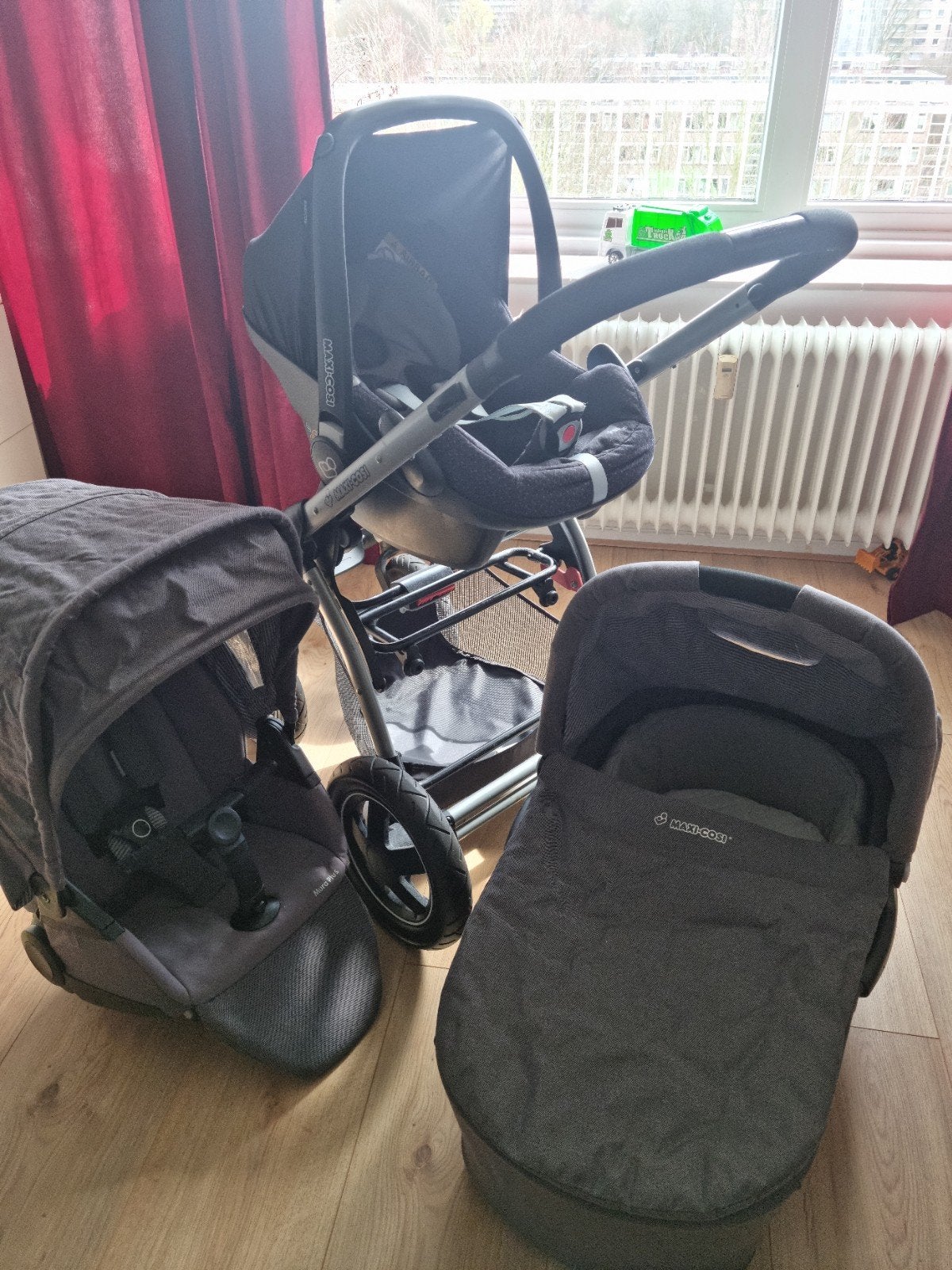3 in 1 kinderwagen Maxi Cosi Mura 4 Plus, Kinderen en Baby's, Ophalen, Maxi-Cosi, Met autostoeltje