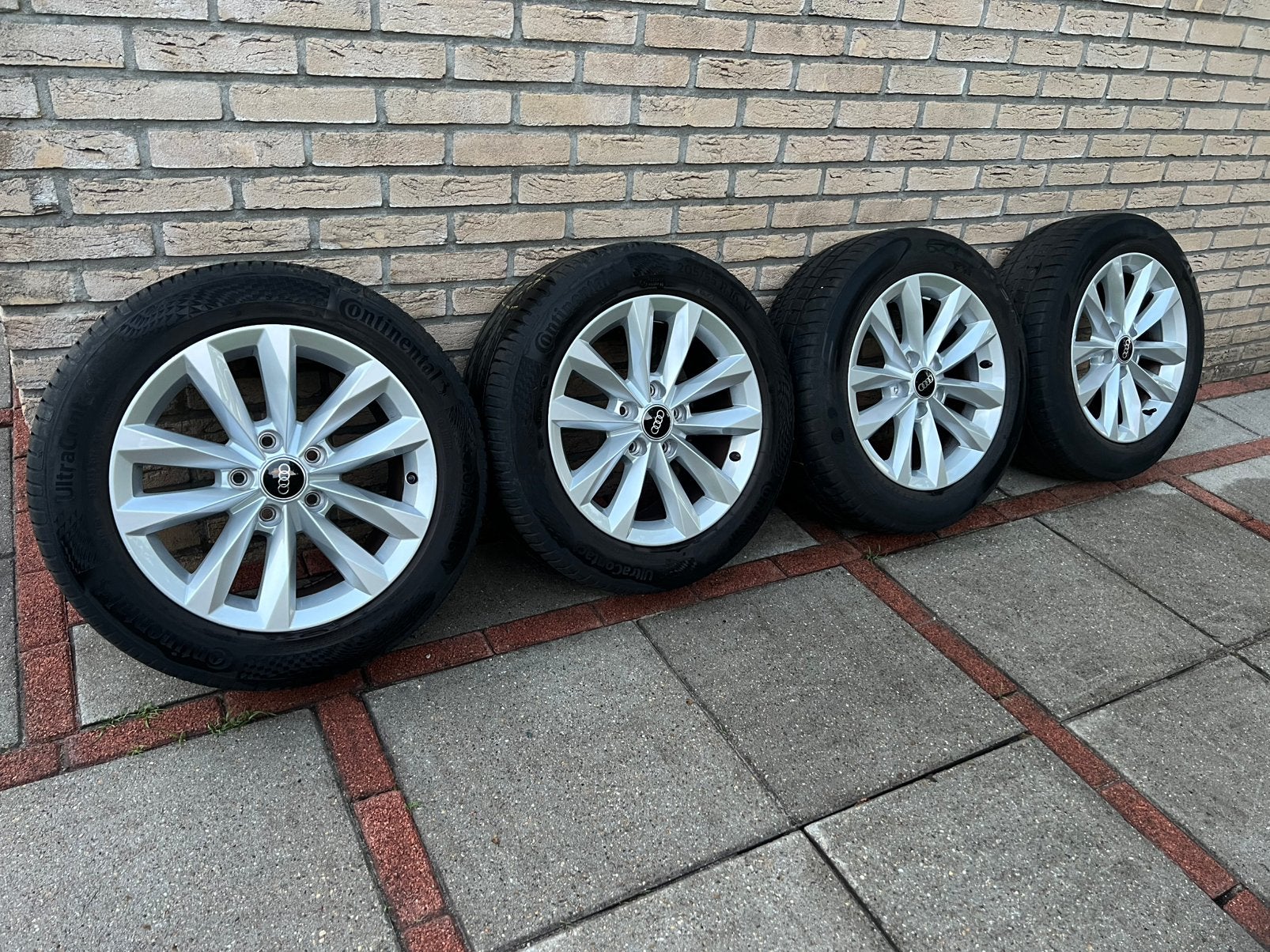 16 inch ORG Audi a3 velgen met banden 5x112, Auto-onderdelen, Banden en Velgen, Ophalen, 16 inch, Banden en Velgen, 205 mm