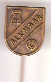 Voetbal speld Alkmaar, Verzenden, Zo goed als nieuw, Sport