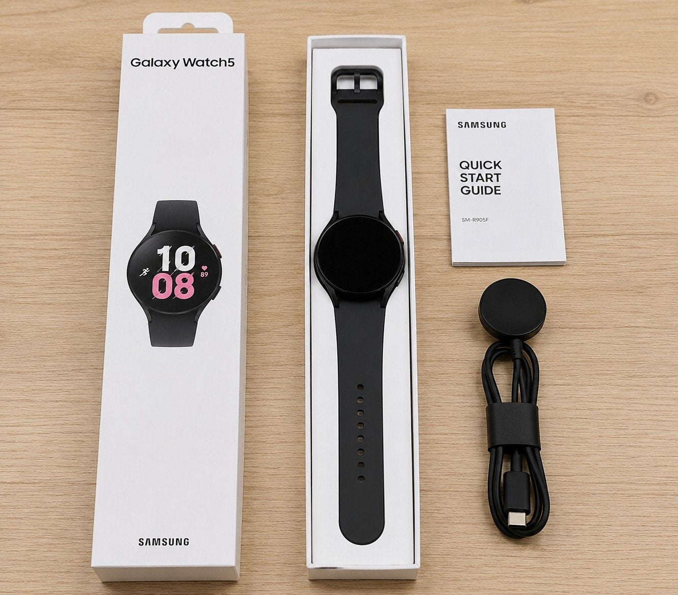 Samsung Galaxy Watch 5 LTE 40mm Zwart, Verzenden, Zwart, Slaap, Nieuw