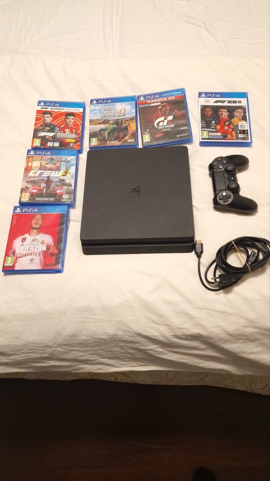 Playstation 4 incl 6 spellen, Spelcomputers en Games, Spelcomputers | Sony PlayStation 4, Ophalen of Verzenden, Zo goed als nieuw