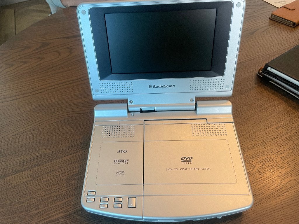 Audiosonic Draagbare DVD-speler met accessoires, Ophalen of Verzenden, Gebruikt