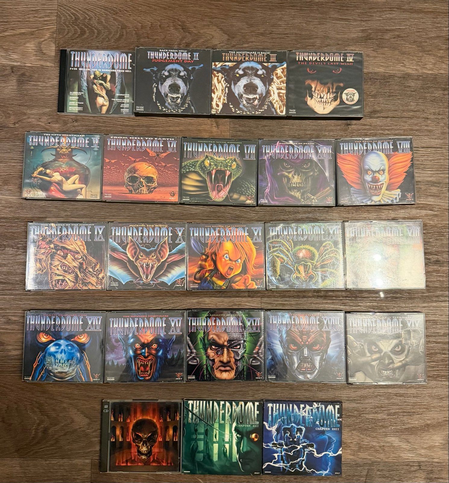 Thunderdome CD collectie 1 t/m 22 - Hardcore Classics, Gebruikt, Hardcore, Ophalen of Verzenden, Verzamelalbum